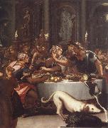 ALLORI Alessandro, The banquet of the Kleopatra